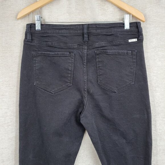 KanCan Style KC7346BK Black High Rise Flare Leg Jeans Petite 13/30 - Picture 6 of 12